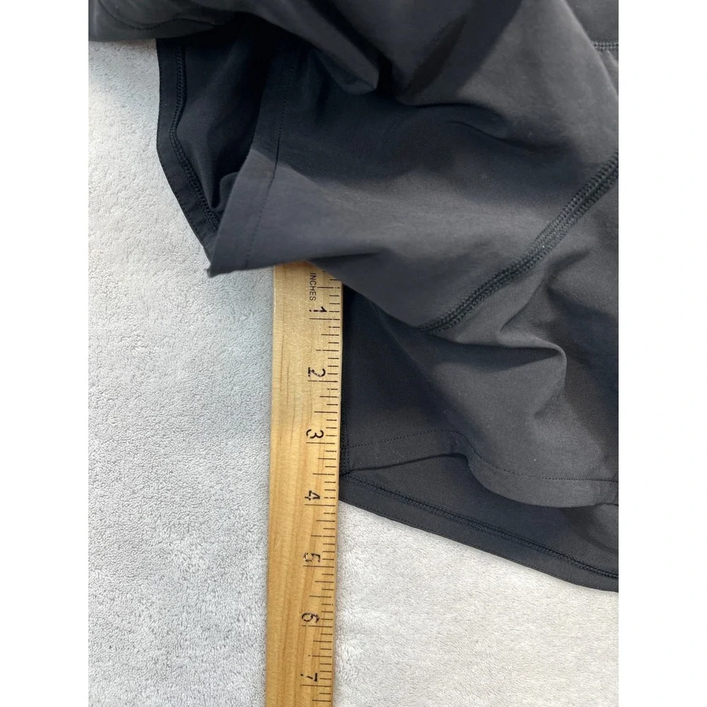 Lululemon Speed Up Shorts Women 10 Black Mid Rise 4" Inseam Athletic Running - Picture 6 of 6